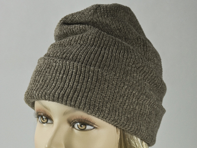 Umber Brown Thick Winter Knit Hat [1piece]